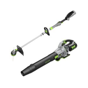 EGO POWER+ Combo, Cordless Trimmer and Blower, 15" Trimmer for Weeds and Grass with POWERLOAD and Cordless Electric 670 CFM Blower, Includes 56V 4.0Ah Battery and Charger - ST6703LB