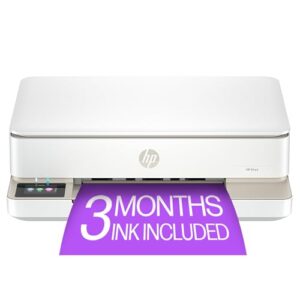 HP Envy 6155e Wireless All-in-One Color Inkjet Printer, Print, scan, Copy, Duplex Printing Best-for-Home, 3 months of Instant Ink included (714L5A)