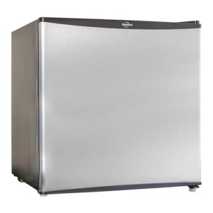 Koolatron Refrigerator - Mini Fridge With Freezer For Kitchen, Bedroom, office, Dorms, Cool Storage For Wine, Beverages, Compact Free Standing, Neveras Pequeñpara, 1.6 Cubic Feet Capacity, White