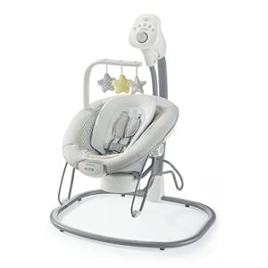 Graco Sway2Me Portable Baby Swing and Bouncer Seat with Music, Sounds, and Adjustable Settings, Watson Collection