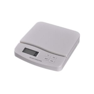 ZOCWJK 25kg 1g High Precision Electronic Compact Scale LED Display Kitchen Scales Food Weight Balance Gram Weighing Measuring Grey(Gray