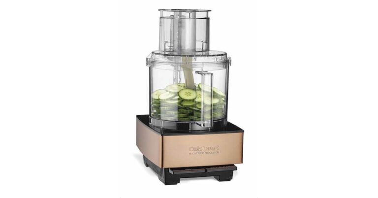 Cuisinart Food Processor 14-Cup Vegetable Chopper for Mincing, Dicing, Shredding, Puree & Kneading Dough, Copper, DFP-14CPY - Image 6