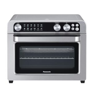 Panasonic Air Fryer Toaster Oven Combo with 11 Preset Cooking Functions, FlashXpress with Double Infrared Heating, Temperature Control Dial, PFAS Free, 1800W - NB-G211P