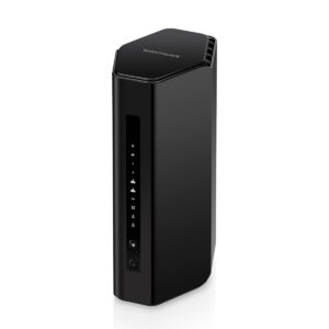 NETGEAR Nighthawk Tri-Band WiFi 7 Router (RS300) - Security Features, BE9300 Wireless Speed (up to 9.3Gbps) - Covers up to 2,500 sq. ft., 100 Devices - 2.5 Gig Internet Port