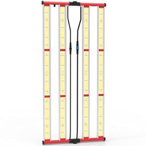 AGLEX 420W LED Grow Light, Full Spectrum with UV IR, Daisy Chain & Dimmable for Indoor Growing, 4x5ft Core Coverage