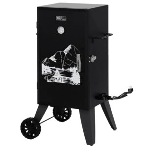 Royal Gourmet SE2805 28-Inch Analog Electric Smoker with 3 Cooking Grates, Outdoor Smoker with Adjustable Temperature Control & 454 Sq. In. Cooking Area for Outdoor Backyard BBQ, Black