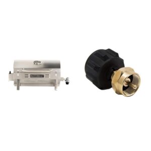 Masterbuilt Portable Propane Grill MB20030819 + GasOne Propane Tank Refill Adapter