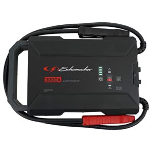 Schumacher Electric Lithium Jump Starter and Portable Power Station, SL1563, 1-in-1, 3000 Amps, 12 Volt, 2.4 USB Port, LED Light, for Car, Truck, SUV, and Marine Batteries