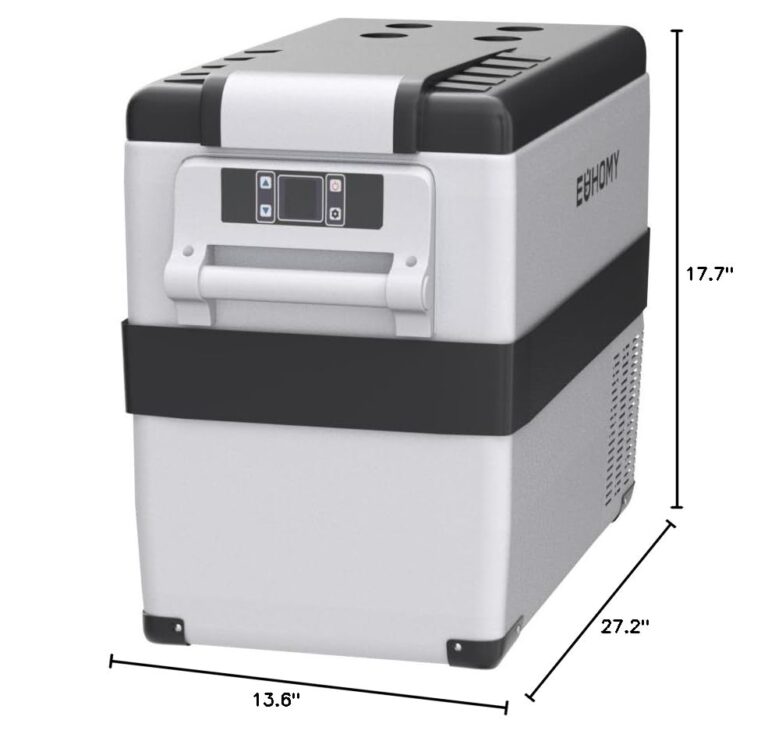 EUHOMY 12 Volt Refrigerator, 48QT(45L) Electric Cooler, 12V Fridge APP Control, 12V Cooler -4℉~68℉, Portable Freezer 12/24V DC 110-240V AC for Camping, Travel, Truck, Home - Image 2