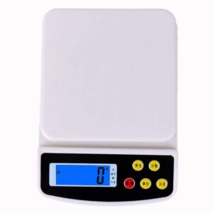 High Precision Digital Kitchen Electronic Scale 0.1g Balance Baking Food Gram Scale for Vegetables Fruit (Color : 10kg/1g) (10kg/1g) (10kg/1g)
