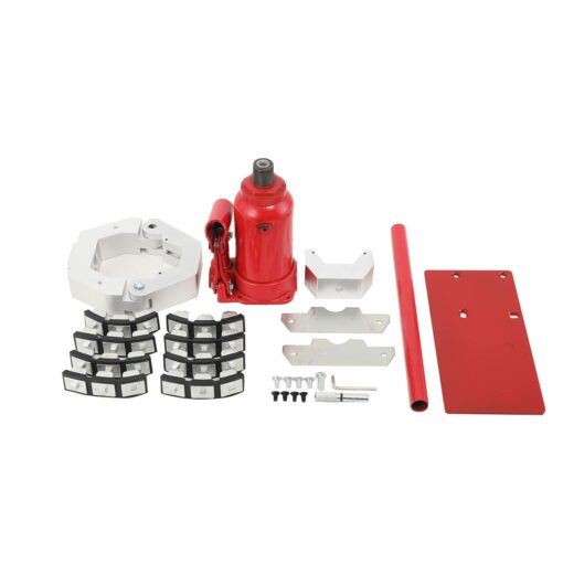 6.5-20mm Manual Hydraulic Hose Crimper Bottle Jack Hose Crimper Benchtop Agricultural 7T Hydraulic Hose Press Machine 6 Teeth High Pressure Sprayer Hose Diesel Hose Pressing Hydraulic Clamping Tools - Image 2