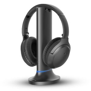 Avantree Opera Plus - Wireless Headphones for TV with Cinema & Clear Dialogue Modes, Pass-Through, Enhanced Volume for Seniors, Compatible with TVs with Optical or AUX Audio Output Ports