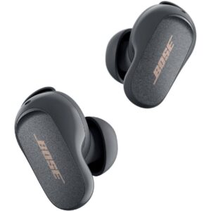 Bose QuietComfort Earbuds II, Wireless, Bluetooth, Proprietary Active Noise Cancelling Technology in-Ear Headphones with Personalized Noise Cancellation & Sound, Eclipse Grey - Limited Edition