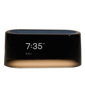 Loftie Smart Alarm Clocks for Bedrooms - Sound Machine Smart Alarm Clock w/Light, Bluetooth Speaker, White Noise, Nature Sound, Nightlight, Blackout Mode Alarm Clock, Smart Clock (Denim)