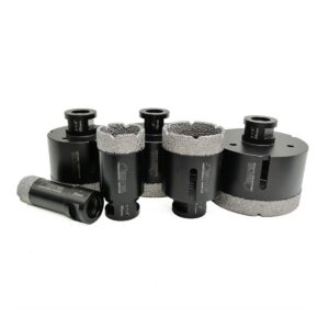 SHDIATOOL 6PCS Diamond Core Drill Bits Set for Porcelain Tile Granite Marble Stone Brick Vacuum Brazed Hole Saws 25 38 51 65 76 89mm