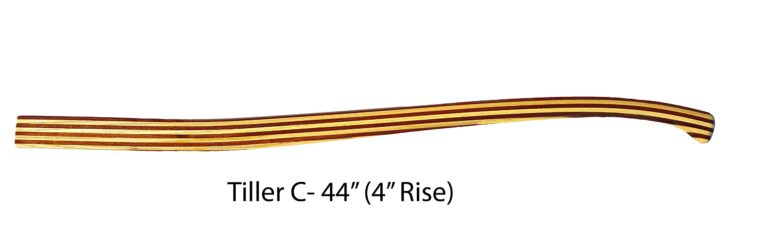 Mahogany and White Ash Sailboat Tiller (C) - Image 3