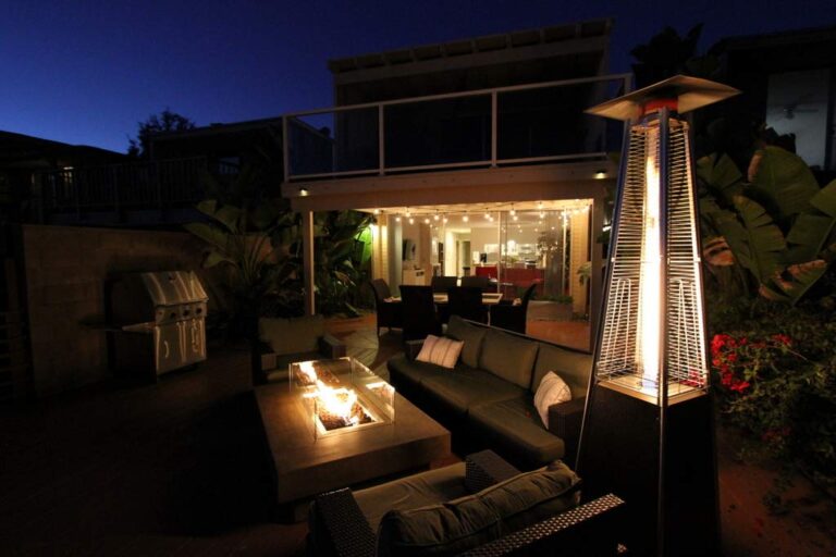 Avenlur Outdoor Patio Propane Space Heater - 48,000 Btu Pyramid Propane Heater, Outdoor Heater, Portable Heater, Patio Heater Propane, W/Wheels, Protective Cover (Black) - Image 3