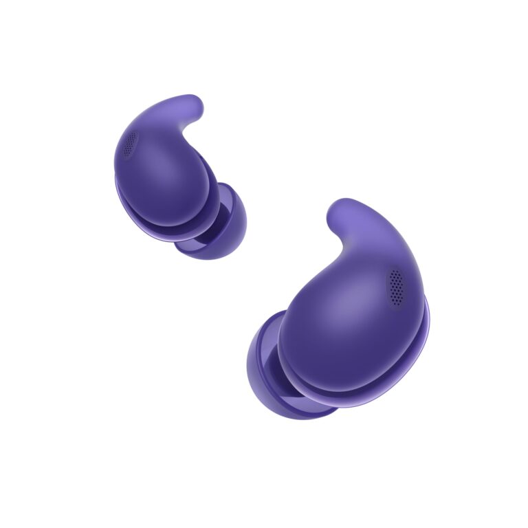 Sony LinkBuds Fit x Olivia Rodrigo Truly Wireless Noise Canceling Earbud Headphones Small & Light with Newly Developed Air Fitting Supporters, Violet (Limited Edition)