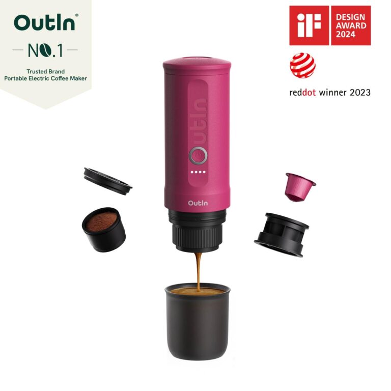 OutIn Nano Portable Electric Espresso Machine, Travel Coffee Maker for Camping, Car Coffee Maker Self-Heating with USB-C, With Ground Coffee & NS Capsule for RV, Hiking, Office - Image 6