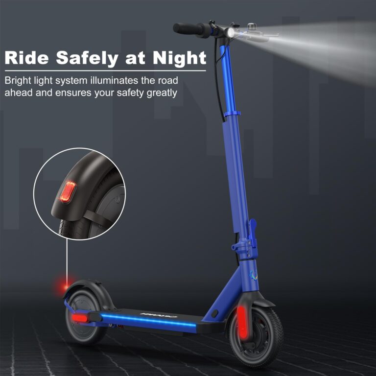 Caroma Electric Scooter Adults, 20 mph & 300 lbs, 350W Motor, 20 Miles Range & 20 Mph, 9" Solid Tires, Folding Motorized Scooter for Adults, App Control - Image 3