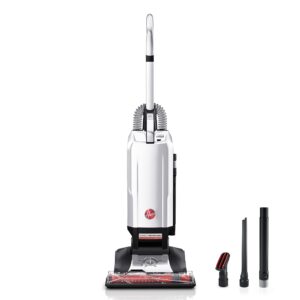 Hoover Complete Performance Corded Vacuum Cleaner, Bagged Vacuum Cleaner, Traps 99% of Dust Matter, Wide Cleaning Path, Includes Pet Upholstery Tool, Powerful Vacuum Cleaners for Home Use