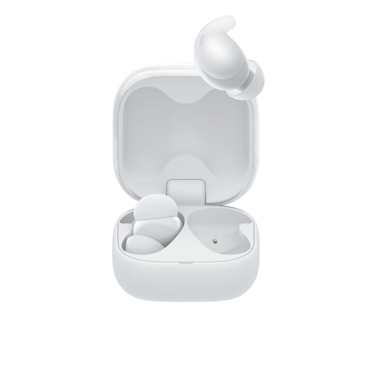 Sony LinkBuds Fit Truly Wireless Noise Canceling Earbud Headphones, Small & Light with Newly Developed Air Fitting Supporters, White - Image 7