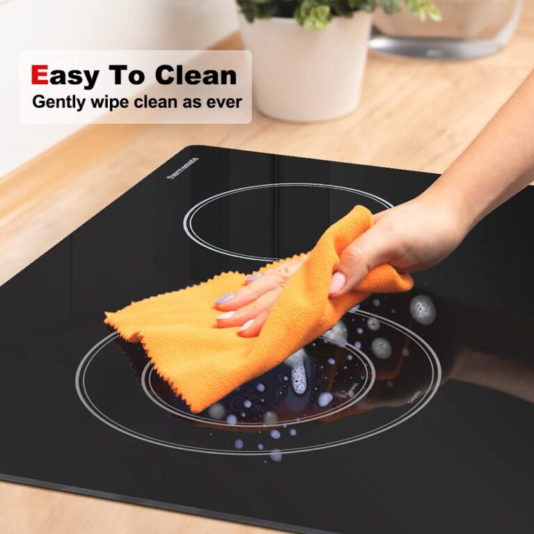 Apartment Electric Cooktop, ThermoMate 21 Inch Built-in Radiant Electric Stove Top, 3700W Ceramic Stove Top with 2 Burners, UL Certified, Knob Control, 240V - Image 3