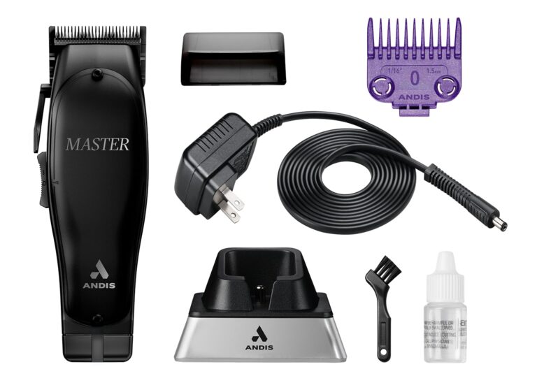 Andis Black Label MLC Professional Master Cordless Hair Trimmer, Adjustable Carbon Steel Blade Hair Clipper for Close Cutting, Black - Image 3