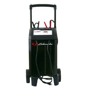 Schumacher Electric Wheeled Battery Charger and Engine Starter, SC1632, 4-in-1, Fully Automatic, 225 Craniking Amps, 40 Amp Boost Mode, 6 Volt, 12 Volt, for Car, SUV, Truck, and Marine Batteries