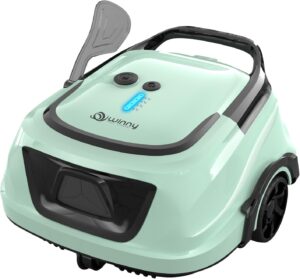 (2025 Upgraded) A1 Cordless Robotic Pool Vacuum, Automatic Pool Vacuum 120mins Running Time,Powerful Suction & Dual Filters, 2.5H Fast Charging, Ideal for Flat Above Pools Up to 1076 Sq.ft