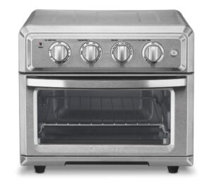Air Fryer + Convection Toaster Oven by Cuisinart, 7-1 Oven with Bake, Grill, Broil & Warm Options, Stainless Steel, TOA-60