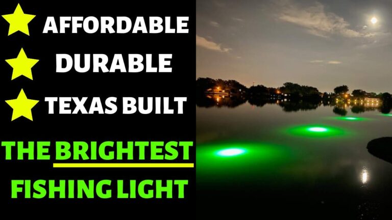 Green Blob Outdoors New Underwater Fishing Light 7500 or 15000 Lumen with 30ft or 50ft 110 Volt AC Power Cord, Crappie, Snook, Catfish, Striper, Bait, Fish Attractor (15000, 50Ft Cord) Made in Texas - Image 5