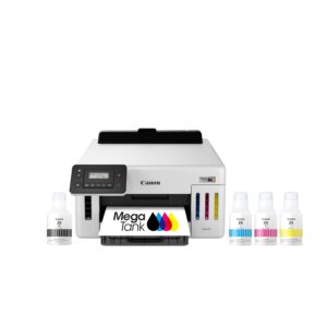 Canon MegaTank GX5120 Wireless Single Function Printer, Print Only for Small Office with Auto 2-Sided Printing, White