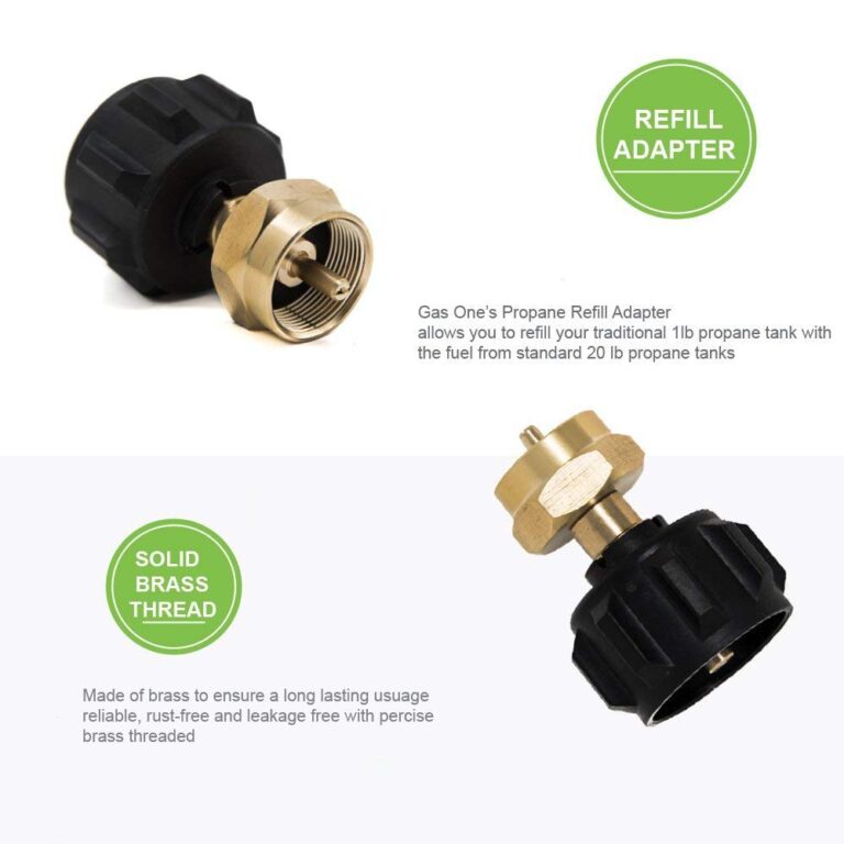 Masterbuilt Portable Propane Grill MB20030819 + GasOne Propane Tank Refill Adapter - Image 3
