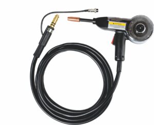 Spool Gun 130A Aluminum Welding Solution for Weldpro MIG Welding Machines - 15Ft - American Style Torch 30% Duty Cycle Welding Accessory