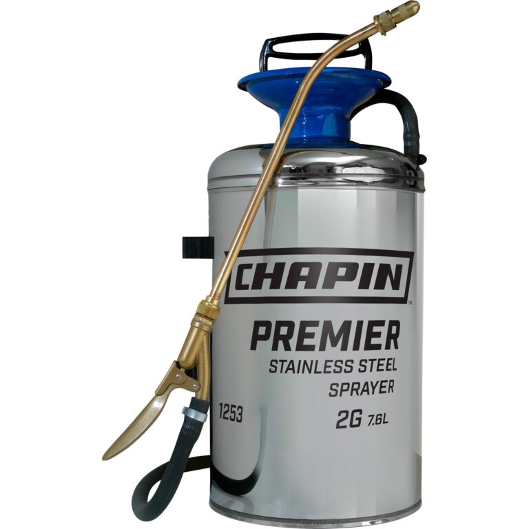 Chapin 1253 2 Gallon Premier Stainless Steel Sprayer for Fertilizer, Herbicides and Pesticides