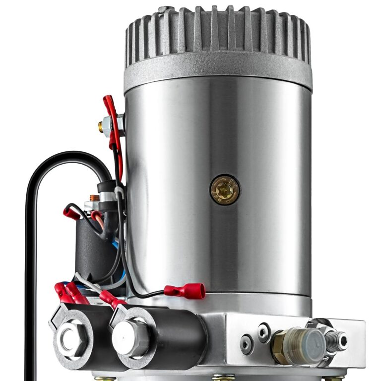 Mophorn 6 Quart Hydraulic Pump Hydraulic Power Unit (Plastic, 6 Quart/Double Action) - Image 4