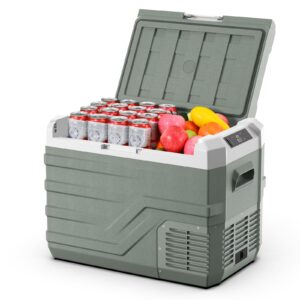 Alpicool Car Refrigerator 12 Volt Refrigerator 37QT. Freezer Electric Cooler, Portable Fridge for Car 12/24V DC 100~240V AC Portable Freezer for Camping RV Camper Truck -4℉-68℉