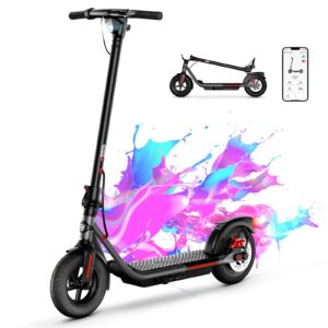 SISIGAD Electric Scooter Adults,8.5" Tires/10 Tires,Peak 500W Motor,Top Speed 19/22Mph,Long Range,Folding E-Scooter with Dual Suspension and Braking System,Smart Control