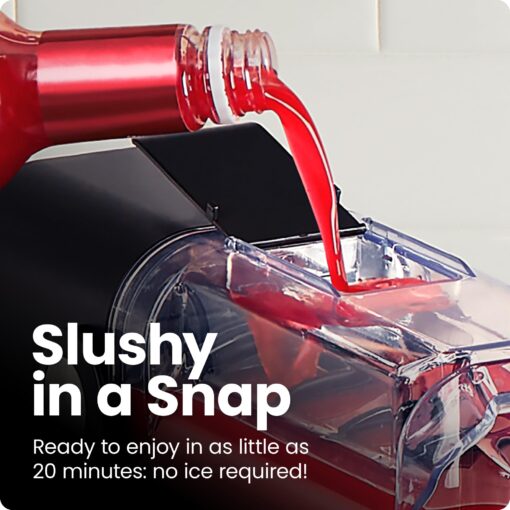 Iceman Slush-Ease 48 oz. Slushie Machine, Frozen Drink Maker & Slushy Machine with 5 Presets + Custom Option, Easy-Dispensing Lever for Frozen Margaritas, Frappes, and Slushies - Black - Image 3