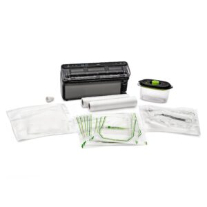 FoodSaver® Elite All-in-One Liquid+™ Vacuum Sealer with Bags, Rolls, and Accessories, Dark Stainless Steel
