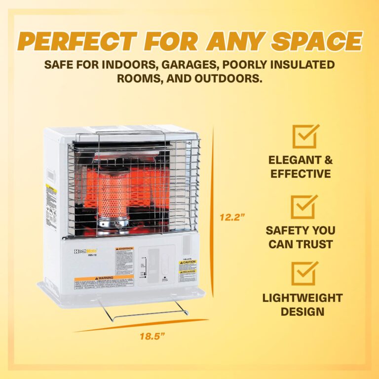 Sengoku Portable Kerosene Heater, Indoor/Outdoor for 400 sq. ft., Auto Shut Off, 10000 BTU - Image 8