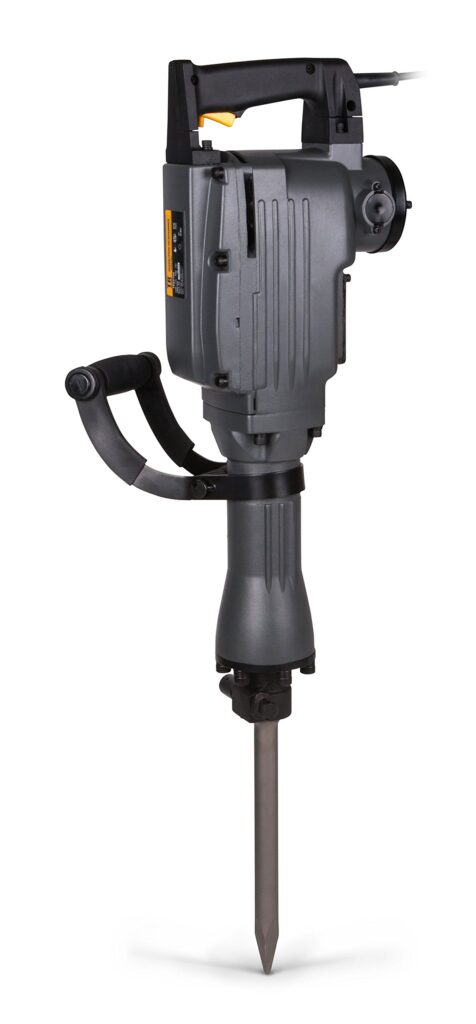 TR Industrial TR89105 Original Demolition Jack Hammer with Point and Flat Chisel Bit, Silver