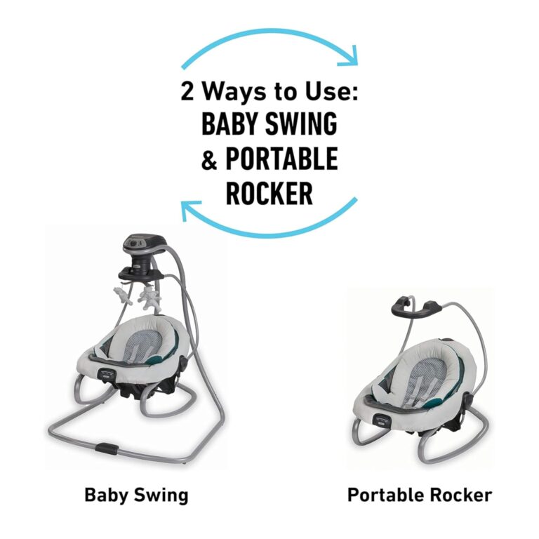 Graco DuetSoothe Swing and Rocker with Removable Swing Seat and 6 Swinging Speeds for Toddler Swing Seat and Swing Chair - Image 2