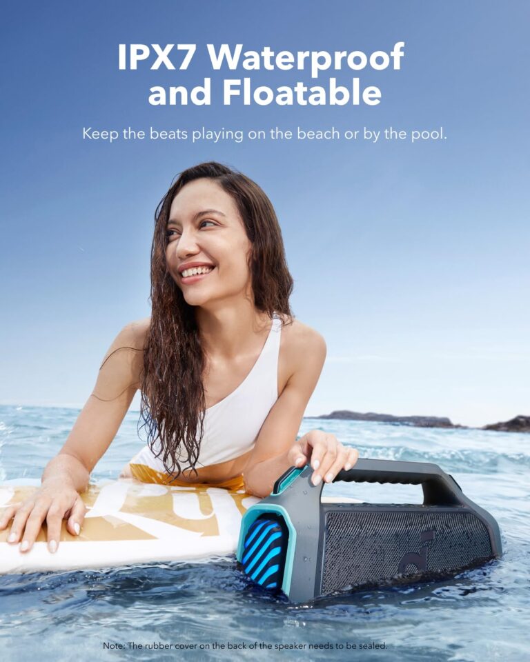 soundcore Boom 2 Plus By Anker, Outdoor Speaker, 140W, 2+2 Channel, BassUp 2.0, 20H Playtime, Fast Charge, IPX7 Waterproof, RGB Lights, Power Bank, Bluetooth 5.3, Portable for Outdoors, Camping, Beach - Image 3