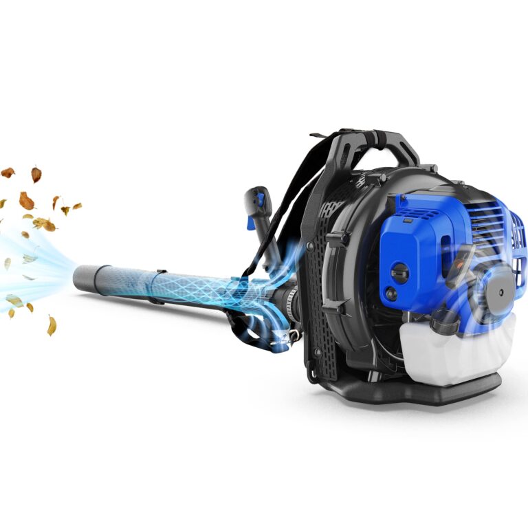 WILD BADGER POWER Leaf Blower Backpack, 53cc Gas Powered Strong Air Flow 559CFM 174MPH, Light Weight 19.6lbs, Ideal for Leaf, Sand, Gravel, Snow, Yard and Driveway