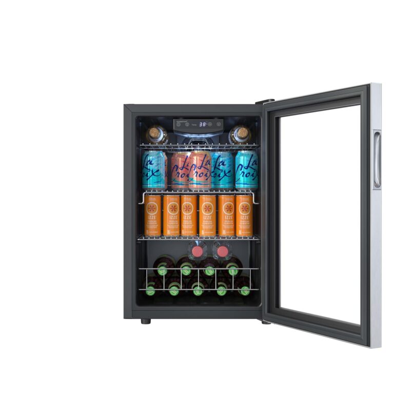 EdgeStar BWC91SS 17 Inch Wide 80 Can Capacity Extreme Cool Beverage Center - Image 7