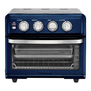 Cuisinart Air Fryer + Convection Toaster Oven, 8-1 Oven with Bake, Grill, Broil & Warm Options, Stainless Steel, TOA-70 (Navy Blue)