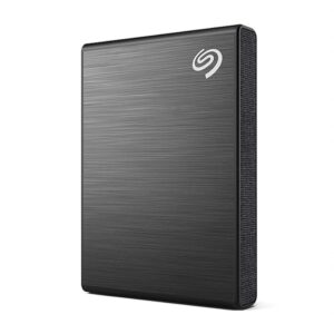 Seagate One Touch SSD 2TB External SSD Portable – Black, speeds up to 1030MB/s, 6mo Mylio Photo+ subscription, 6mo Dropbox Backup Plan​ and Rescue Services (STKG2000400)
