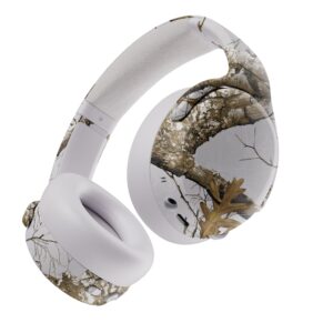 Skullcandy Crusher ANC 2 Over-Ear Active Noise Cancelling Wireless Bluetooth Headphones with Sensory Bass, Alexa Voice Control, 50 Hr Battery, Microphone - Realtree Edge Colors White